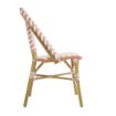 Picture of Bolero Parisian Style Rattan Side Chairs Coral (Pack of 2)