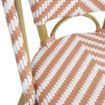 Picture of Bolero Parisian Style Rattan Side Chairs Coral (Pack of 2)