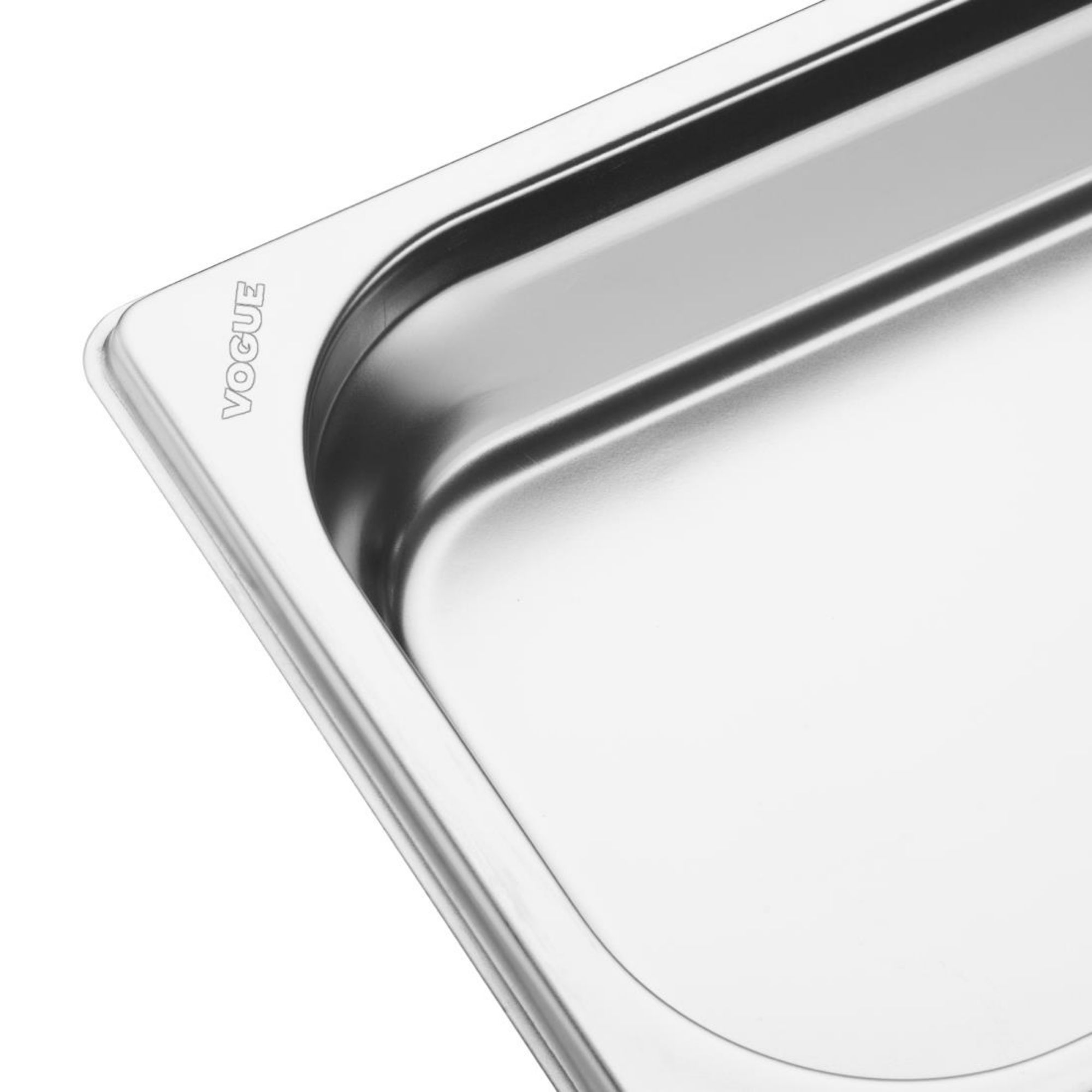 Picture of Vogue Stainless Steel Gastronorm 2/4 Tray 40mm