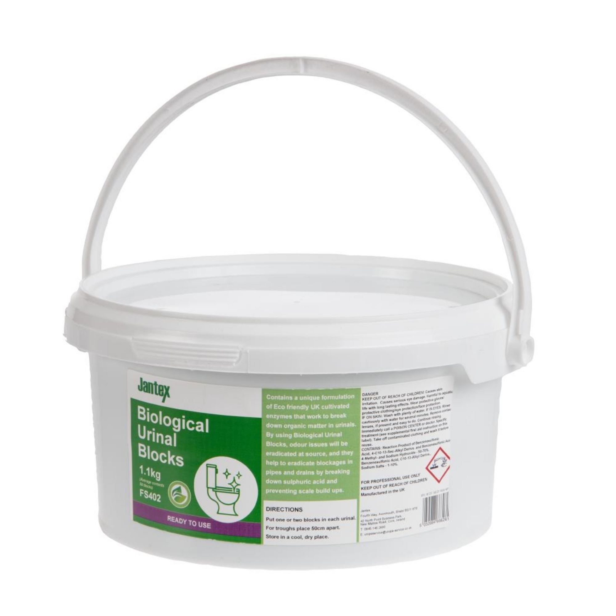 Picture of Jantex Green Biological Urinal Blocks 1.1kg