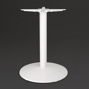 Picture of Bolero Cast Iron Round Table Base White