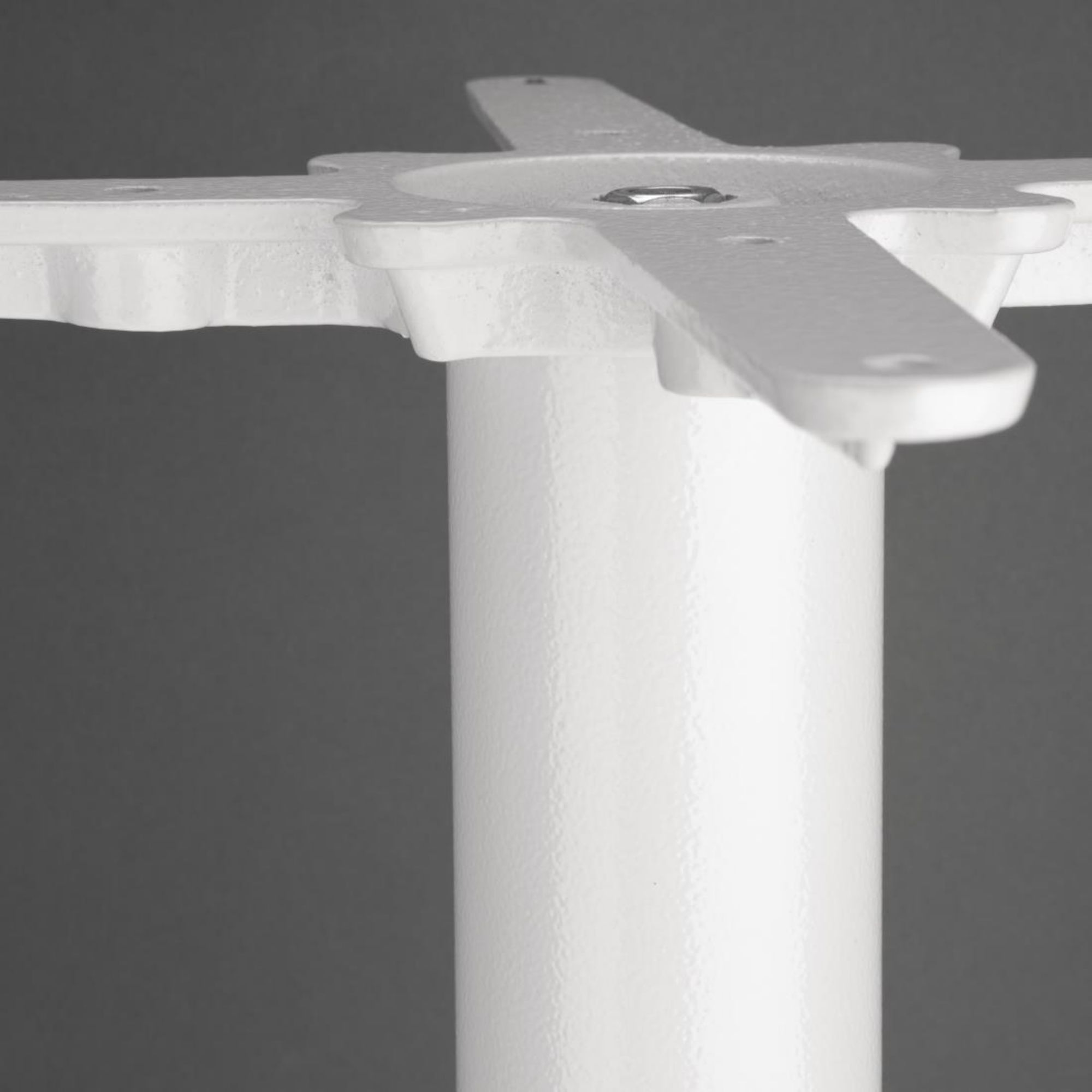 Picture of Bolero Cast Iron Round Table Base White