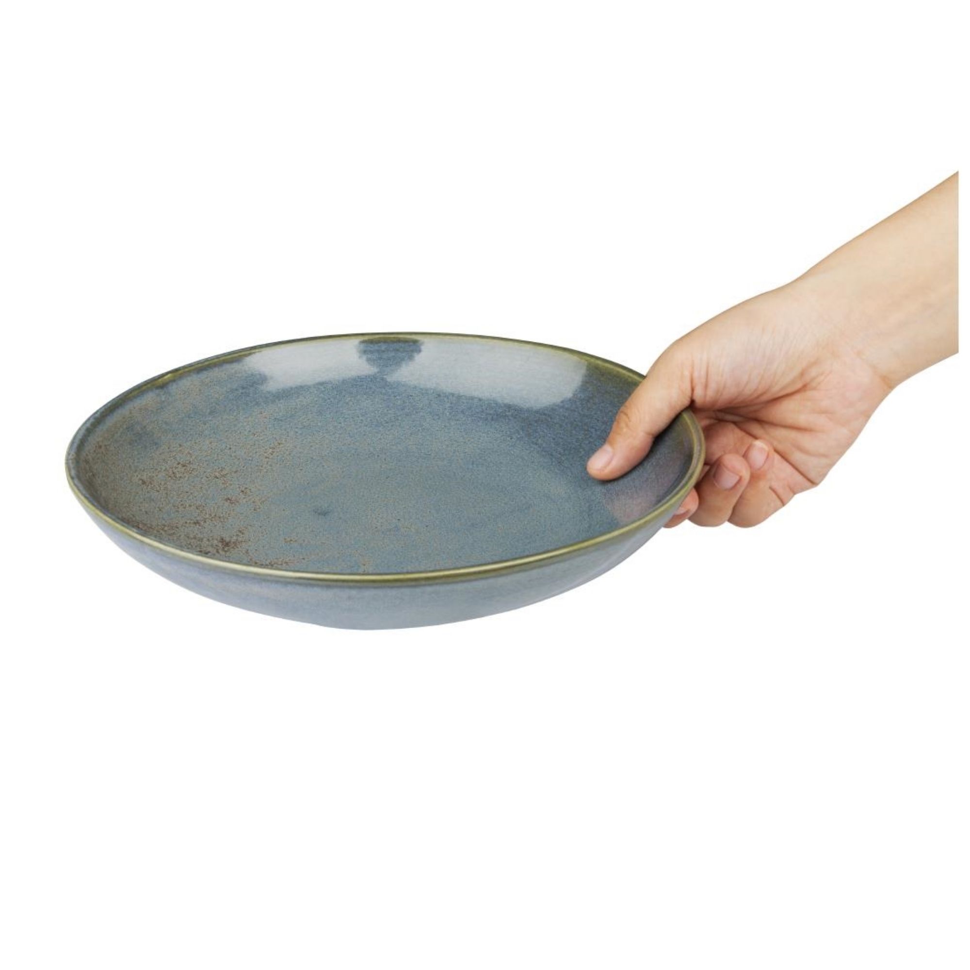 Picture of Olympia Ember Blue Low Coupe Bowls 230mm (4 pack)