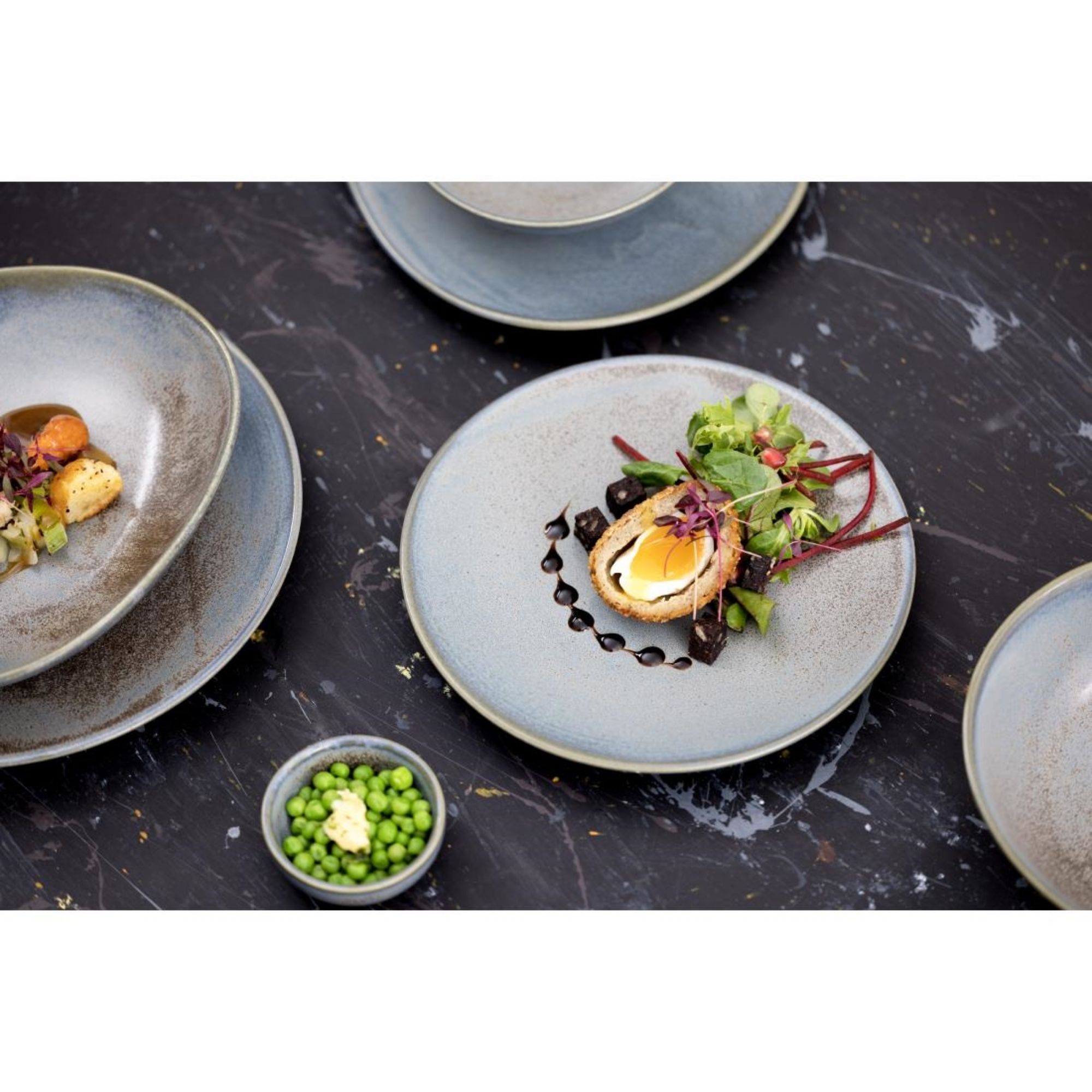 Picture of Olympia Ember Blue Coupe Plates 180mm (6 pack)