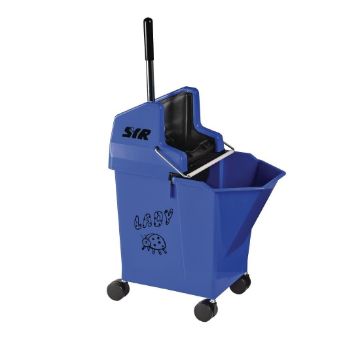 Picture of SYR NU Lady 2 Combine System Mop Bucket & Wringer 9Ltr Blue