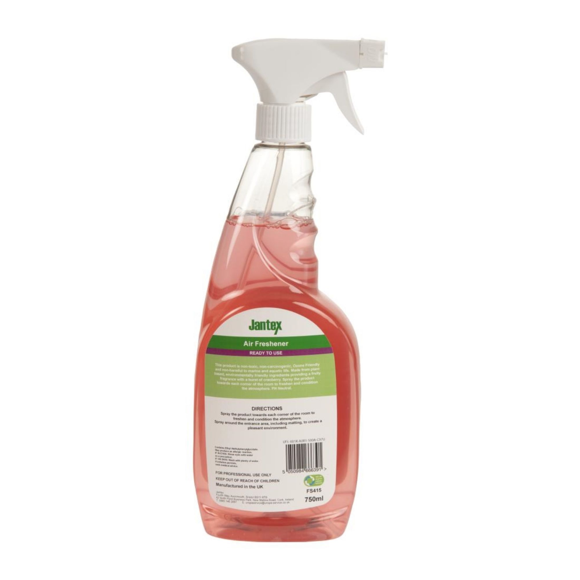 Picture of Jantex Green Air Freshener Cranberry Ready To Use 750ml