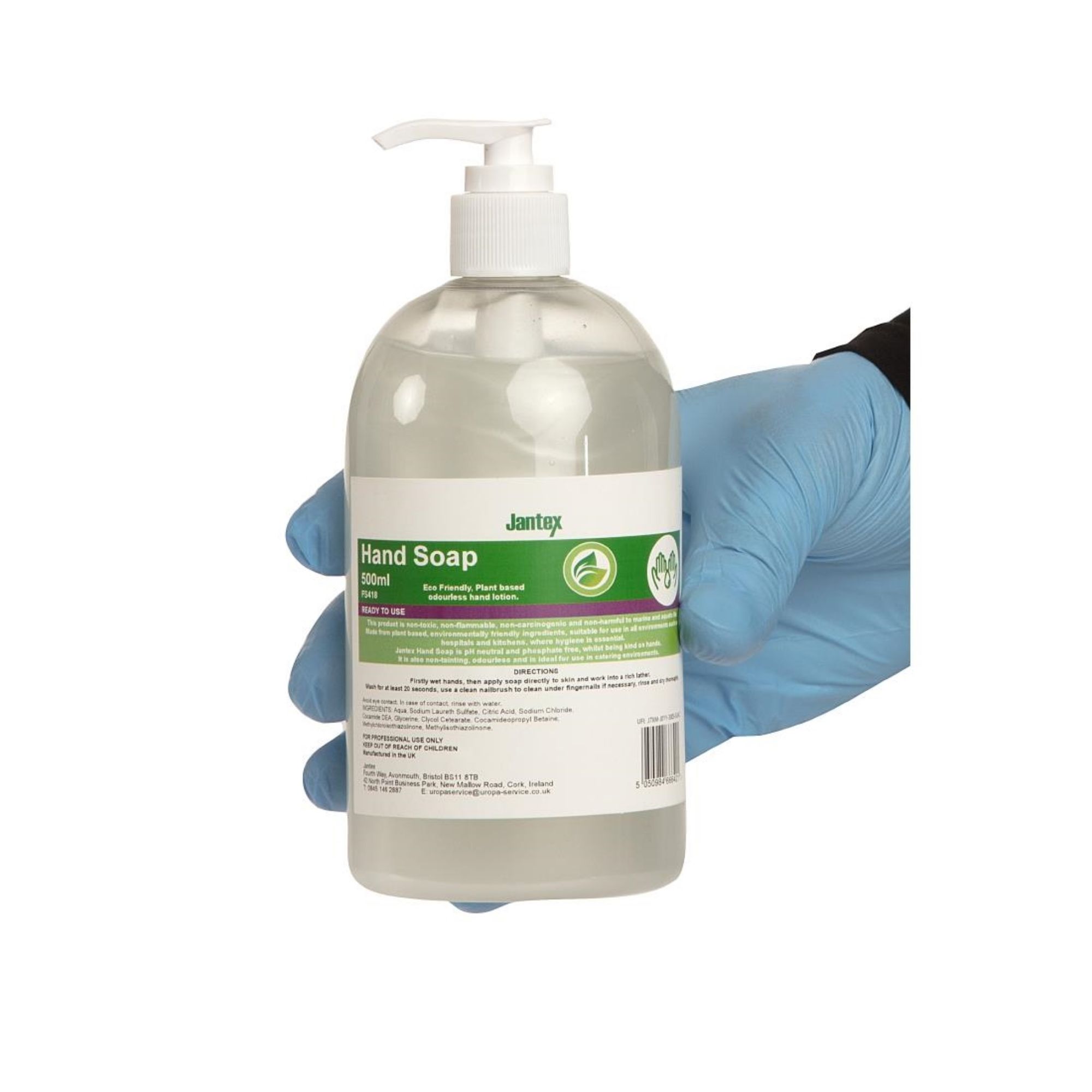 Picture of Jantex Green Hand Soap Lotion Ready To Use 500ml