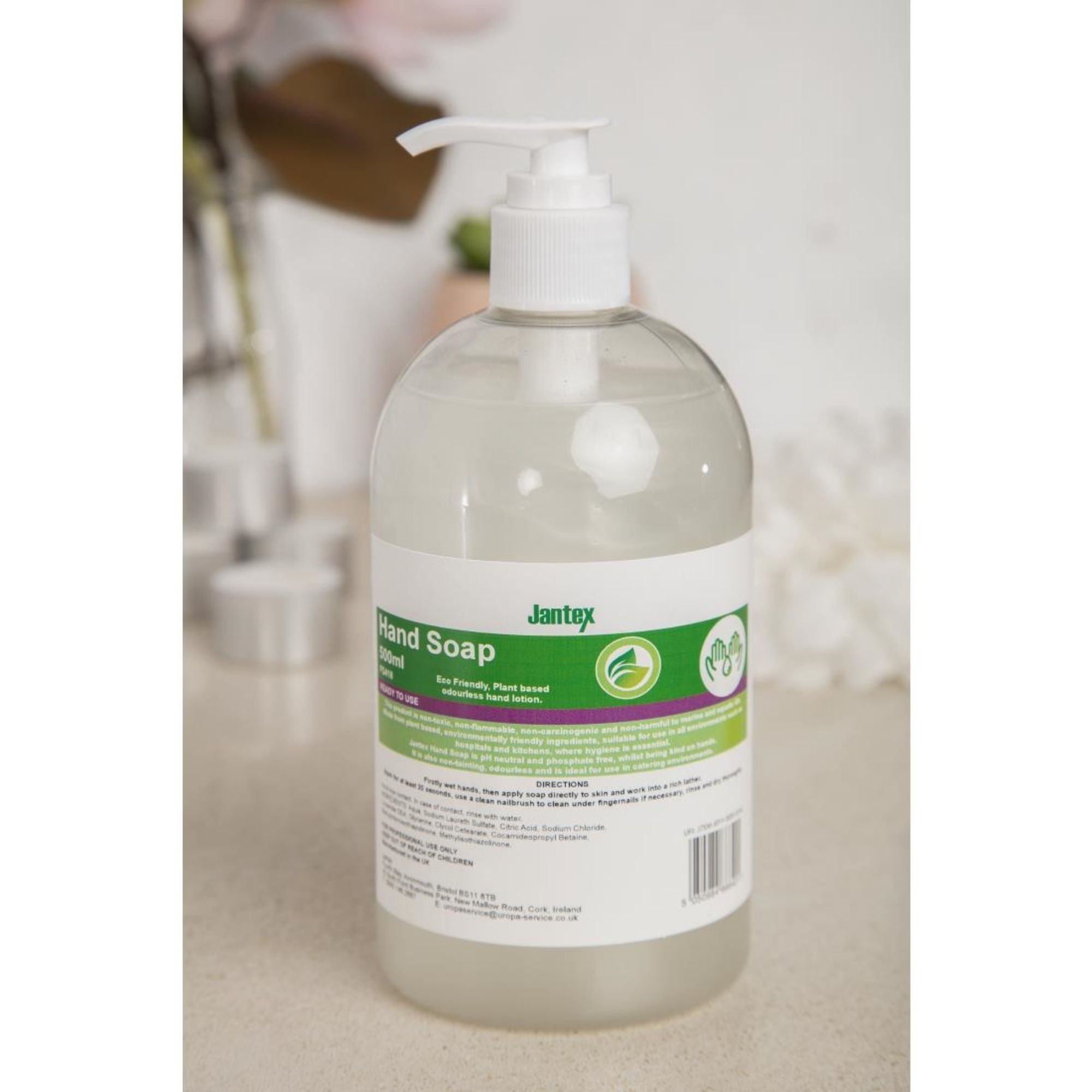 Picture of Jantex Green Hand Soap Lotion Ready To Use 500ml