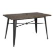 Picture of Bolero Complete OutdoorTable 120x76x76cm - Dark Wood