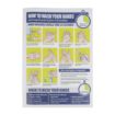 Picture of How To Wash Your Hands Sign A4 Self-Adhesive