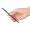 Picture of Fiesta Compostable Individually Wrapped Paper Cocktail Stirrer Straws Black (250 Pack) - FP441