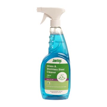 Picture of Jantex Green Glass and Stainless Steel Cleaner Ready To Use 750ml