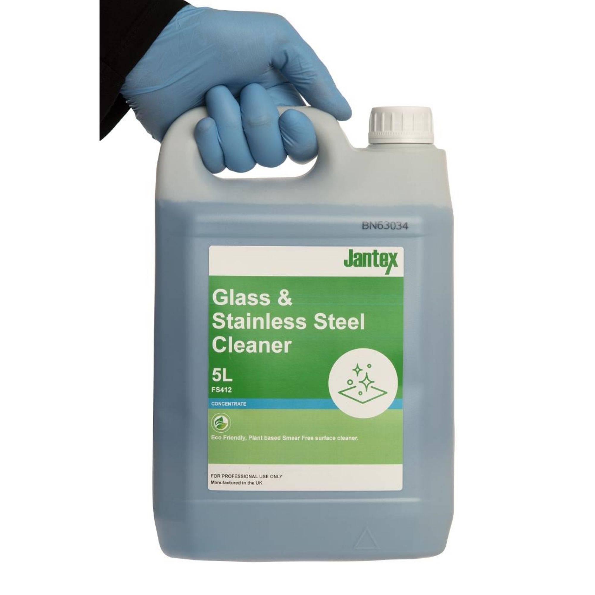 Picture of Jantex Green Glass and Stainless Steel Cleaner Concentrate 5Ltr
