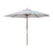 Picture of Bolero Round Parasol Grey 3m