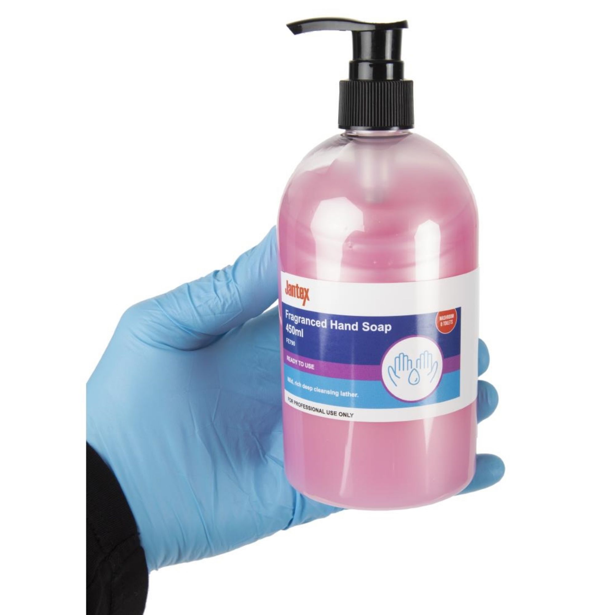 Picture of Jantex Fragranced Hand Soap Pink Pearl Ready To Use 450ml