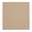Picture of Fiesta Recyclable Recycled Lunch Napkin Kraft 33x33cm 2ply 1/4 Fold (2000 Pack)