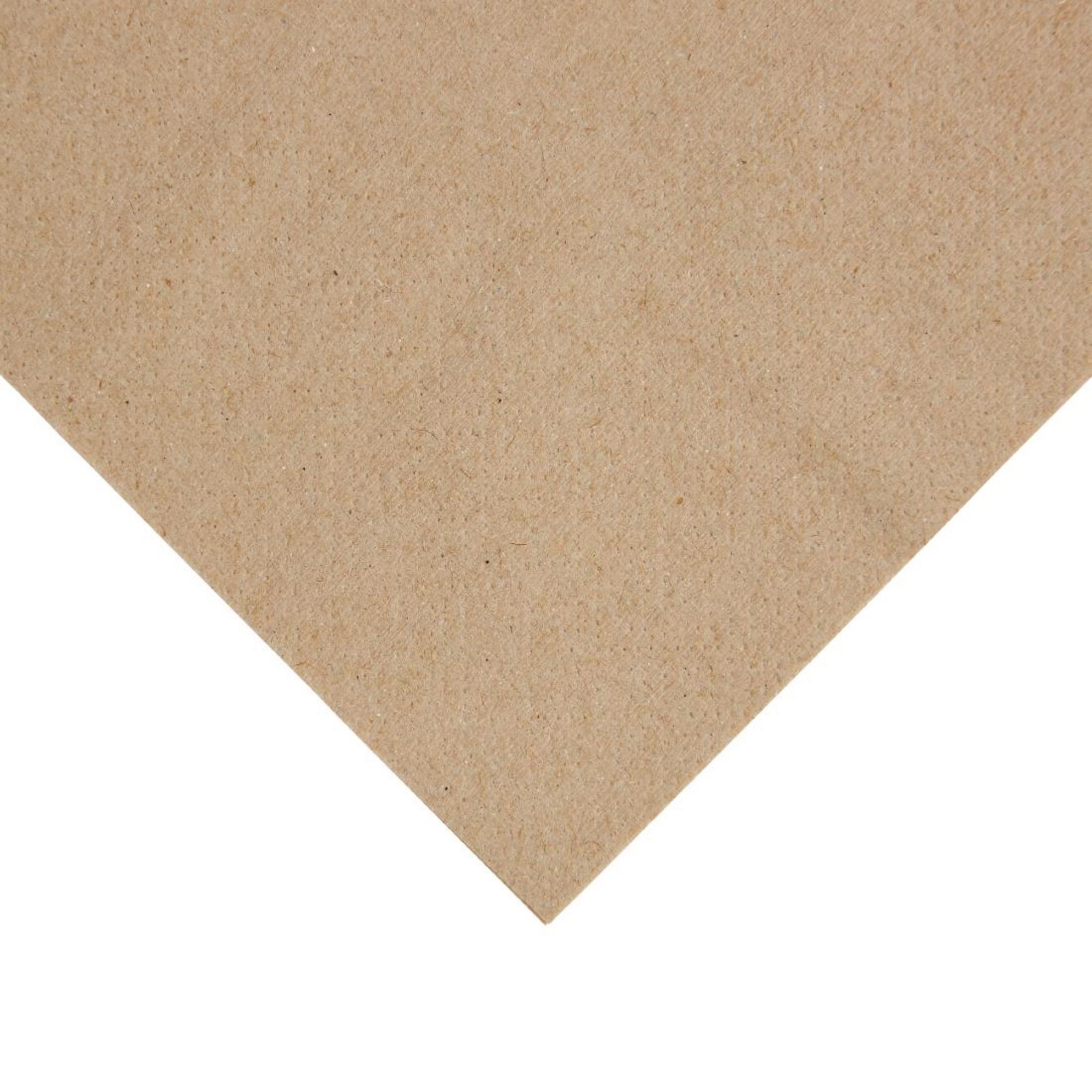 Picture of Fiesta Recyclable Recycled Lunch Napkin Kraft 33x33cm 2ply 1/4 Fold (2000 Pack)