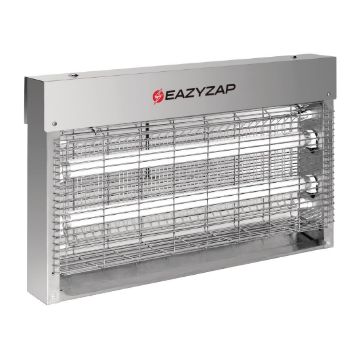 Picture of Eazyzap Energy Efficient Stainless Steel LED Fly Killer 100mÂ²