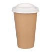 Picture of Fiesta Compostable Bagasse Coffee Cup Lids 340ml / 12oz (1000 Pack)