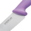 Picture of Hygiplas Serrated Pastry Knife Purple 25.4cm