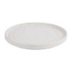 Picture of Olympia Cavolo White Speckle Flat Round Plate - 220mm (Box 6)