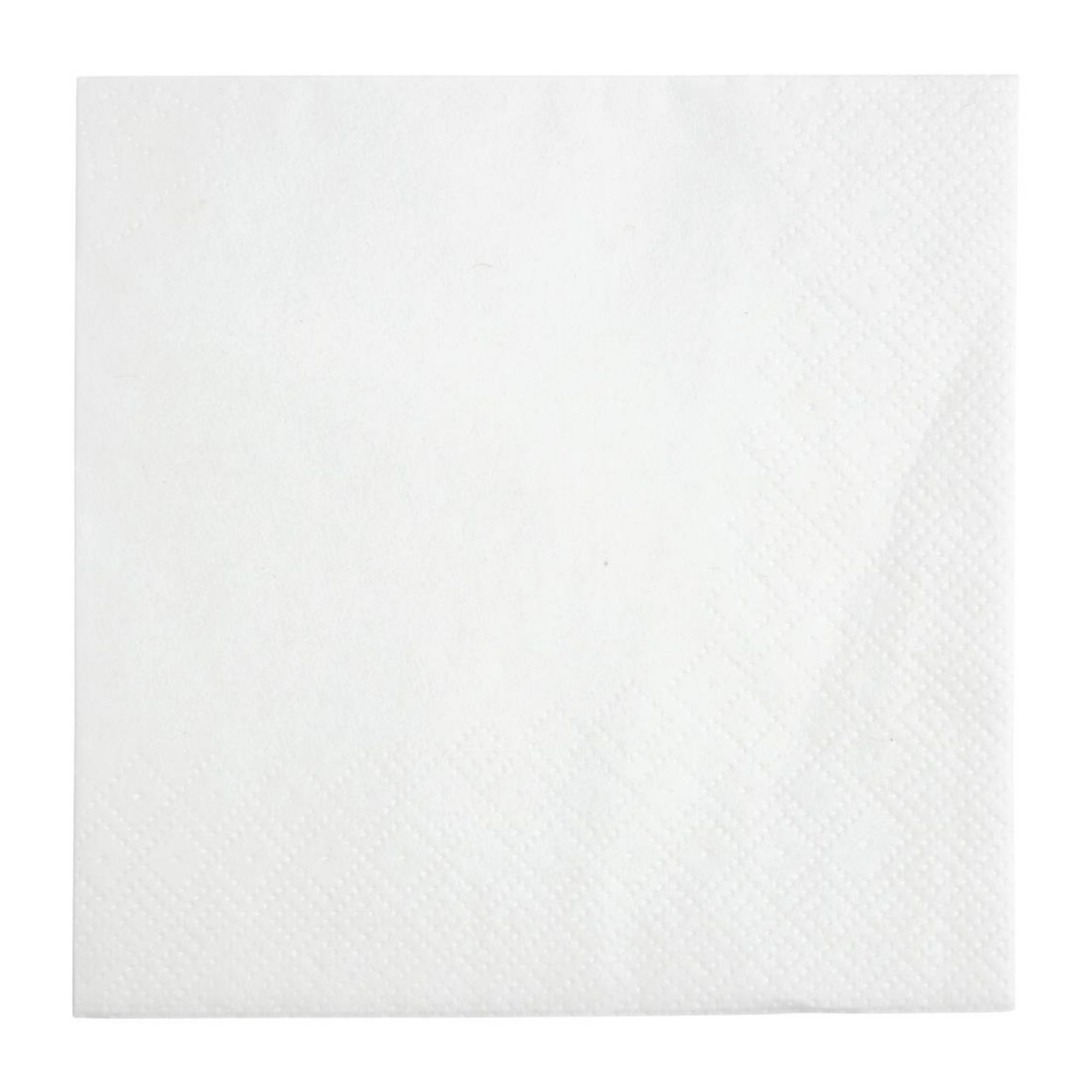 Picture of Fiesta Recyclable Cocktail Napkin White 24x24cm 2ply 1/4 Fold (Pack of 4000)