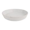 Picture of Olympia Cavolo White Speckle Flat Round Bowl - 220mm (Box 4)