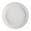 Picture of Olympia Cavolo White Speckle Flat Round Bowl - 220mm (Box 4)