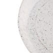 Picture of Olympia Cavolo White Speckle Flat Round Bowl - 220mm (Box 4)