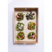 Picture of Vegware Compostable Sandwich Platters With Lid Large (25 Pack)
