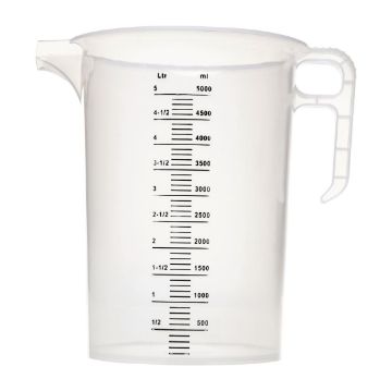 Picture of Pro-Measures Polypropylene Measuring Jug 5Ltr