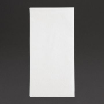Picture of Fiesta Recyclable Dinner Napkin White 40x40cm 2ply 1/8 Fold (Pack of 2000)