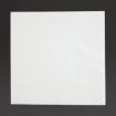 Picture of Fiesta Recyclable Lunch Napkin White 30x30cm 1ply 1/4 Fold (Pack of 5000)
