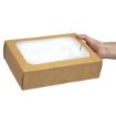 Picture of Vegware Compostable Sandwich Platters With Lid Regular (Pack of 50)