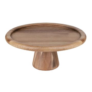 Picture of Olympia Acacia Cake Stand 305(Ø) x 127(H)mm