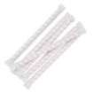 Picture of Fiesta Compostable Individually Wrapped Paper Smoothie Straws Red Stripes (250 Pack)