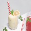 Picture of Fiesta Compostable Individually Wrapped Paper Smoothie Straws Red Stripes (250 Pack)