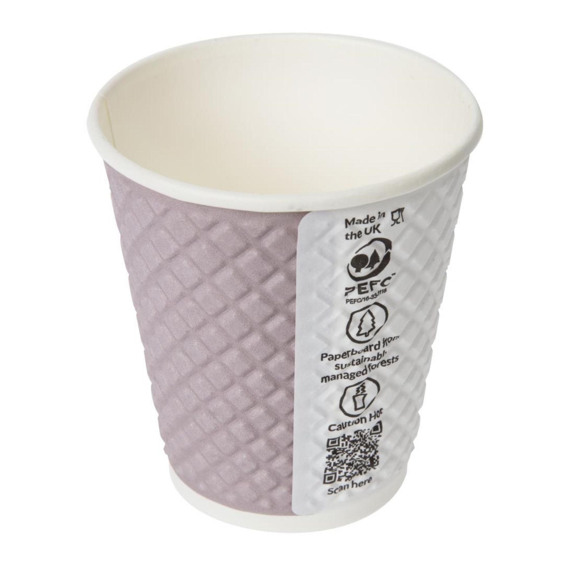 Picture of Huhtamaki Pause Disposable Coffee Cups Double Wall 256ml / 9oz (Pack of 925)