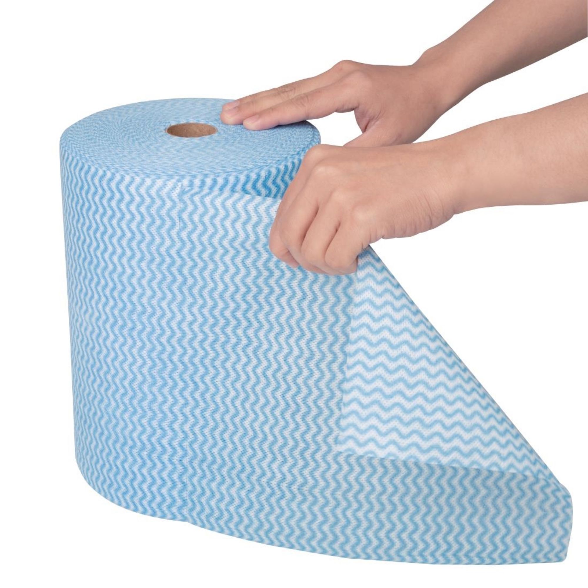 Picture of Nisbets Essentials Non-Woven Cloth Blue (Roll of 300 Sheets)