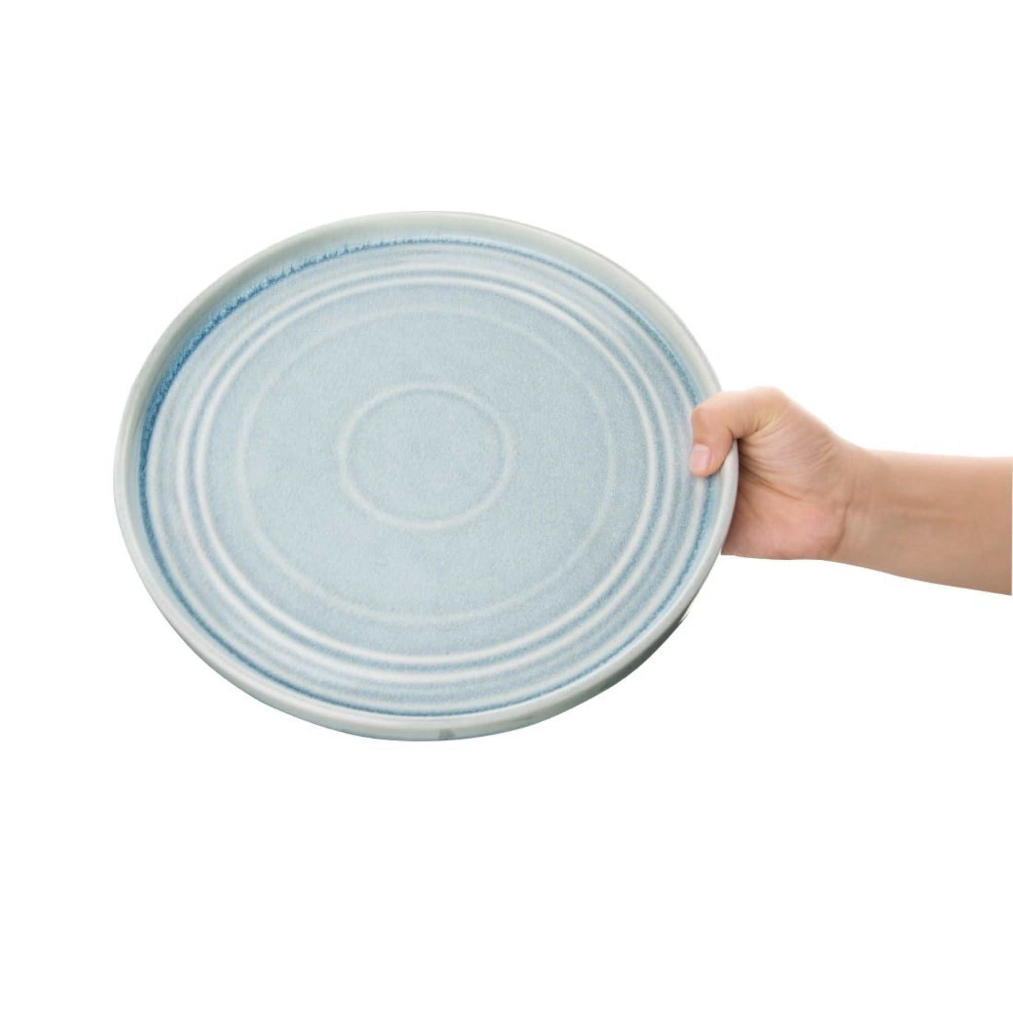 Picture of Olympia Cavolo Ice Blue Flat Round Plate - 270mm (Box 4)
