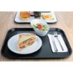 Picture of Olympia Kristallon Foodservice Tray Charcoal 350 x 450mm