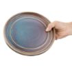 Picture of Olympia Cavolo Iridescent Flat Round Plate - 220mm (Box 6)