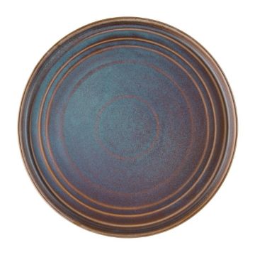Picture of Olympia Cavolo Iridescent Flat Round Plate - 270mm (Box 4)