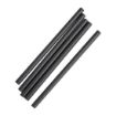 Picture of Fiesta Compostable Paper Smoothie Straws Black (Pack of 250)