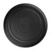 Picture of Olympia Cavolo Textured Black Flat Round Plate - 220mm (Box 6)