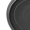 Picture of Olympia Cavolo Textured Black Flat Round Plate - 220mm (Box 6)