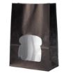 Picture of Colpac Recyclable Paper Sandwich Bags With Window Black (250 pack)