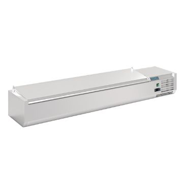 Picture of Polar G-Series Countertop Prep Fridge with Lid 8x 1/4GN