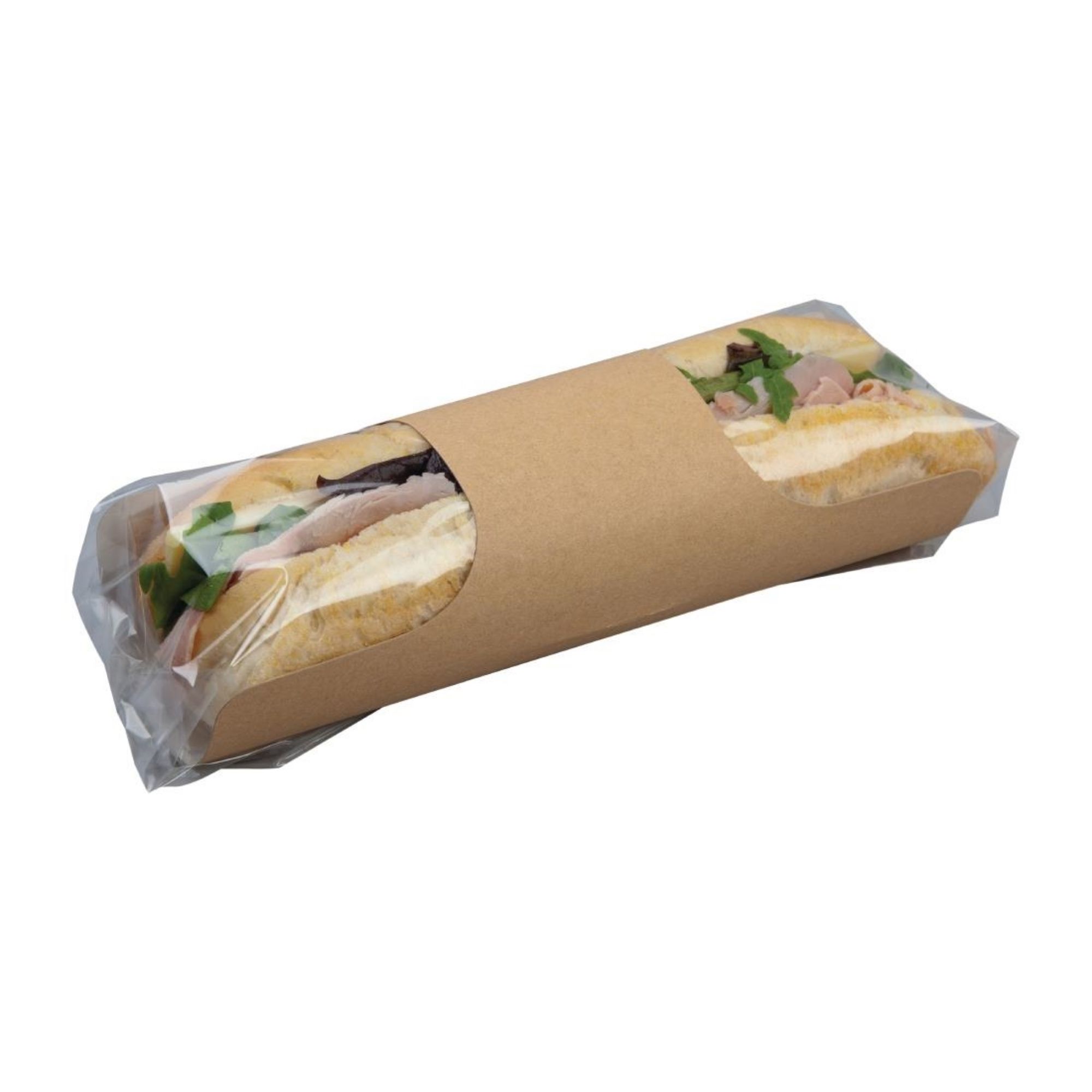 Picture of Colpac Clasp Clip Recyclable Kraft Baguette Packs (500 pack)