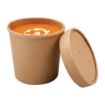 Picture of Colpac Recyclable Kraft Microwavable Soup Cups 350ml / 12oz (Pack of 500)